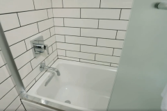 Deep Soaker with subway tiles